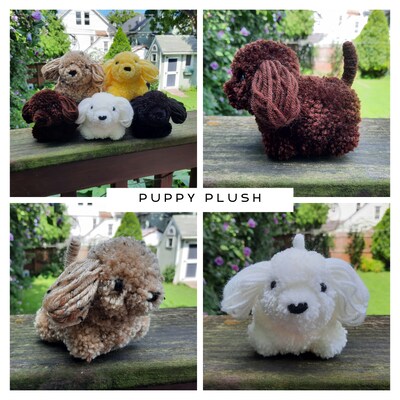 Puppy Pom Pom Plush - image1